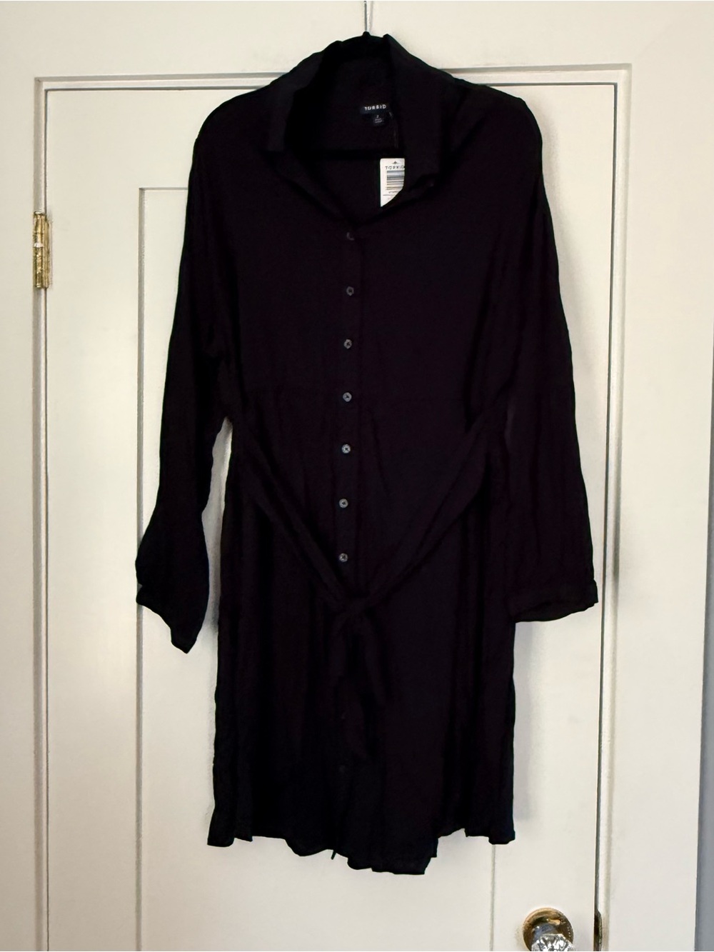 Torrid button down Long sleeved dress